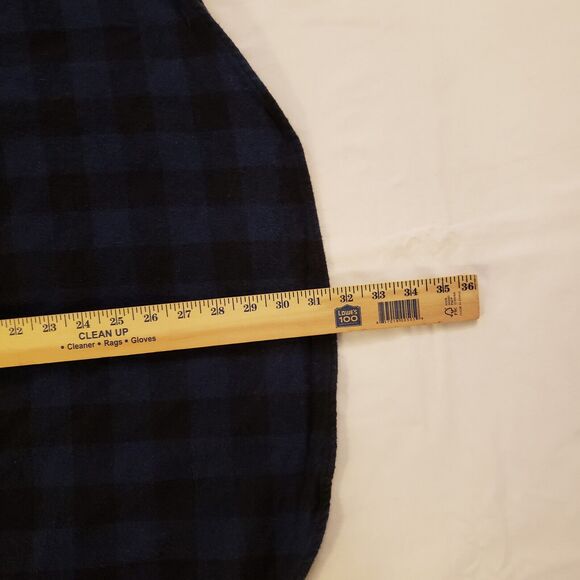 Field Stream Mens Long Sleeve Shacket Plaid Flannel Vintage XL See Measurements - Picture 9 of 9